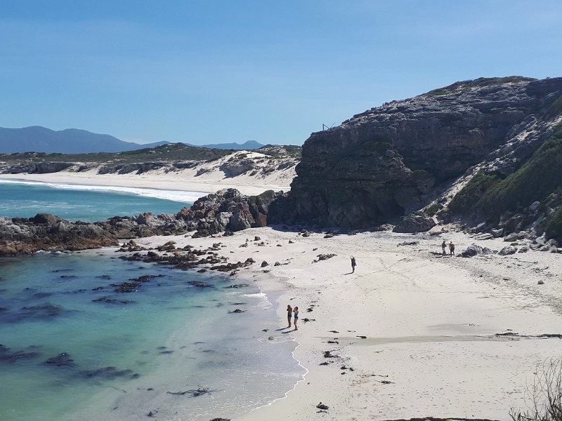 Walker Bay nature reserve beach